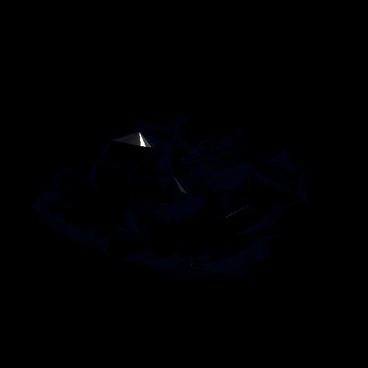 A glowing sigil - black dragon
