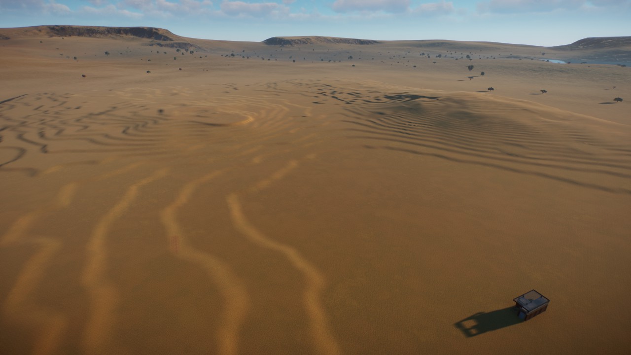 African Grassland scuplted Terrain