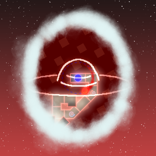 9-X - Classic Pursuit but every tile that its angle isn't θτ/4 has a twirl on it (θ∈ℤ)