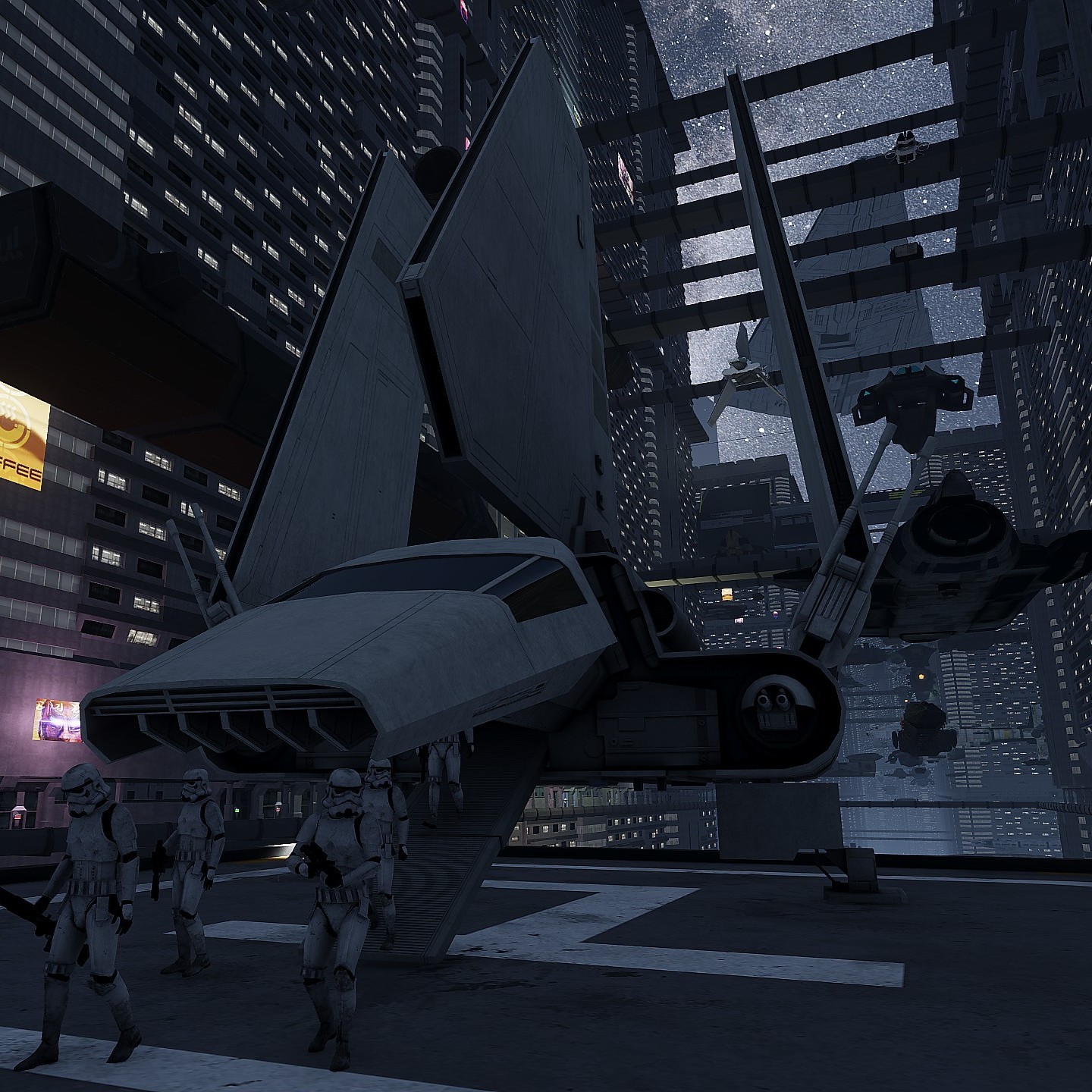 Star Wars Coruscant Streets Segment