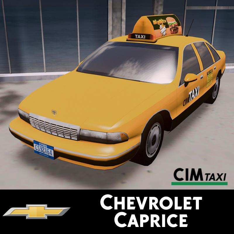 CimTaxi - 1992 Chevrolet Caprice (Ad Version)