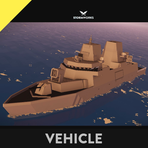 大蛮族重工製　次世代対潜フリゲート　NDF-01　Next-Generation Multi-Purpose Frigate