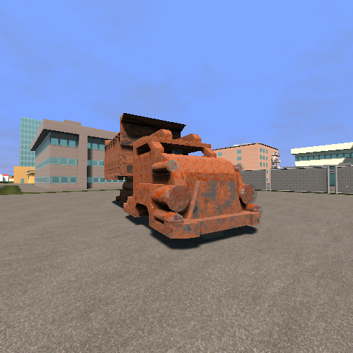 Fallout dump truck wreck