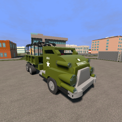 Fallout military flatbed truck
