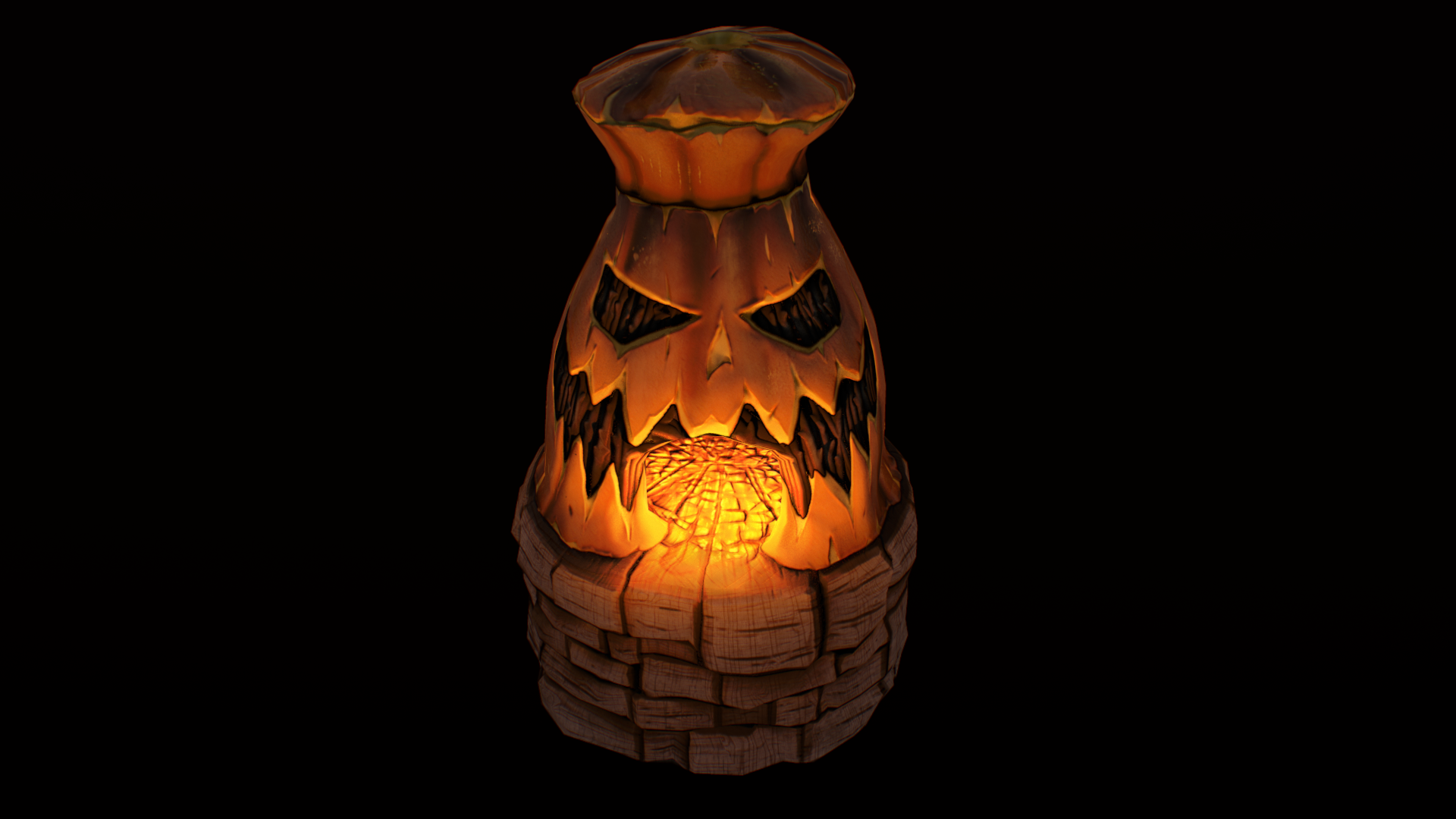 Jack-o'-lantern Furnace