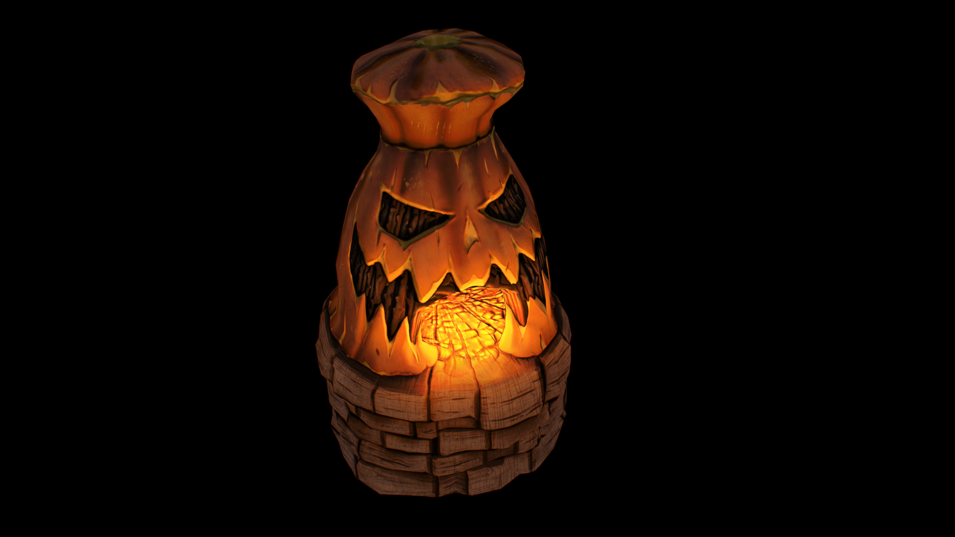 Jack-o'-lantern Furnace
