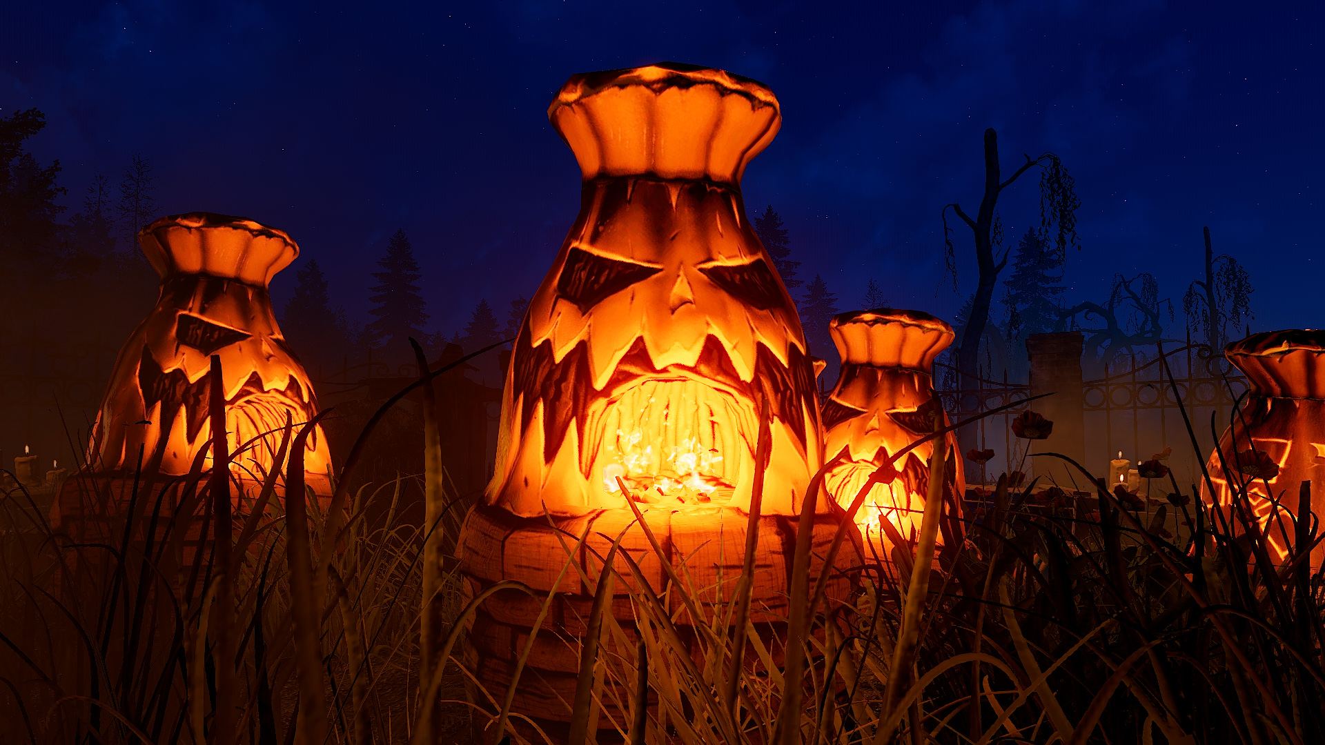 Jack-o'-lantern Furnace