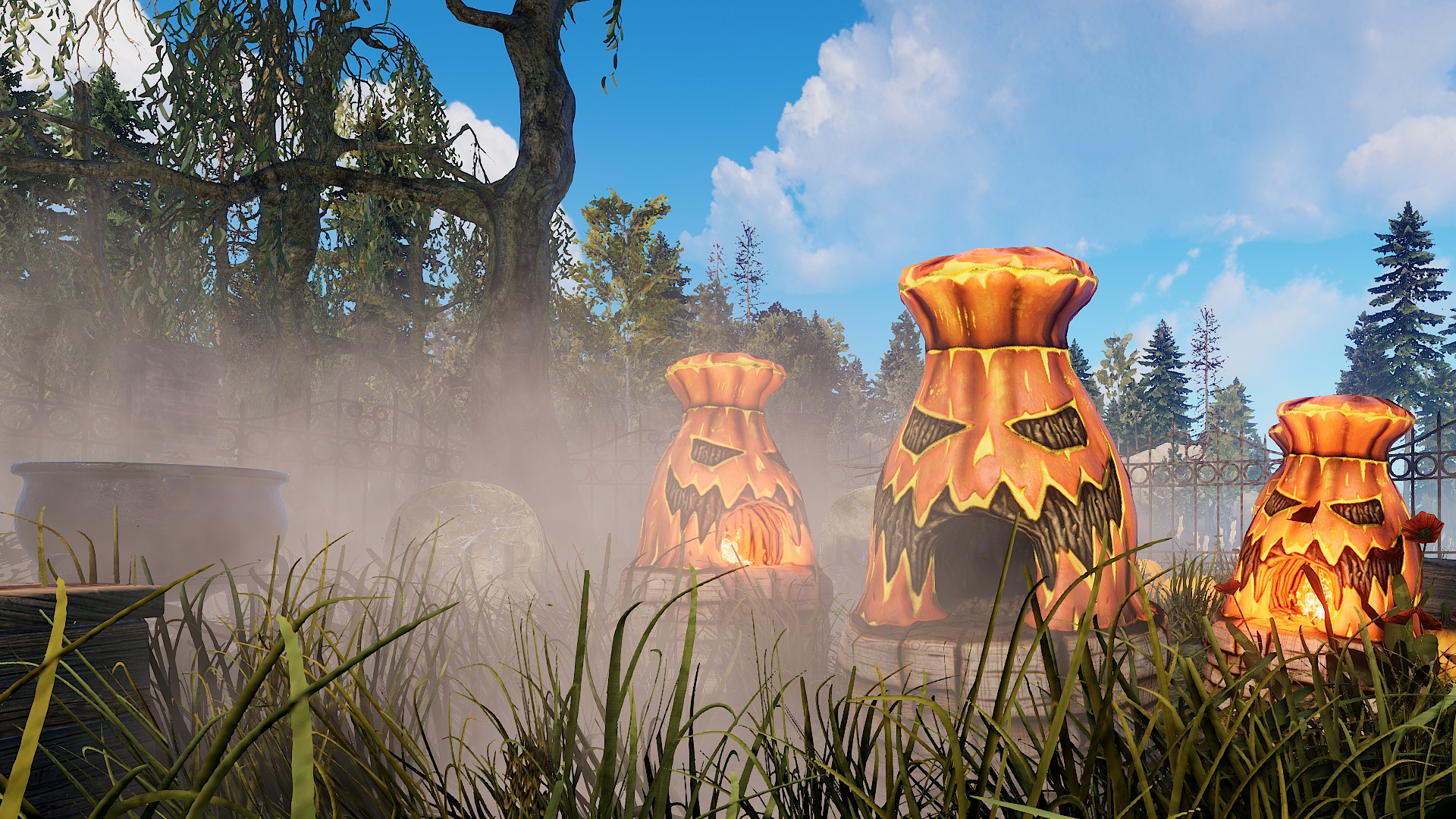 Jack-o'-lantern Furnace