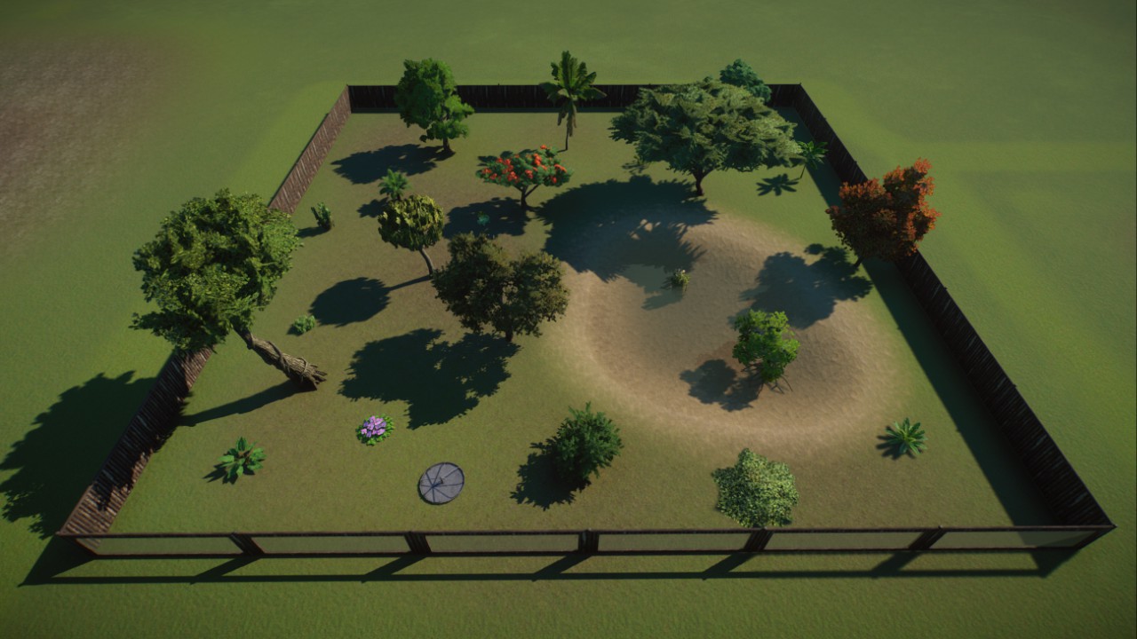 Double African Buffalo Habitat (Updated)