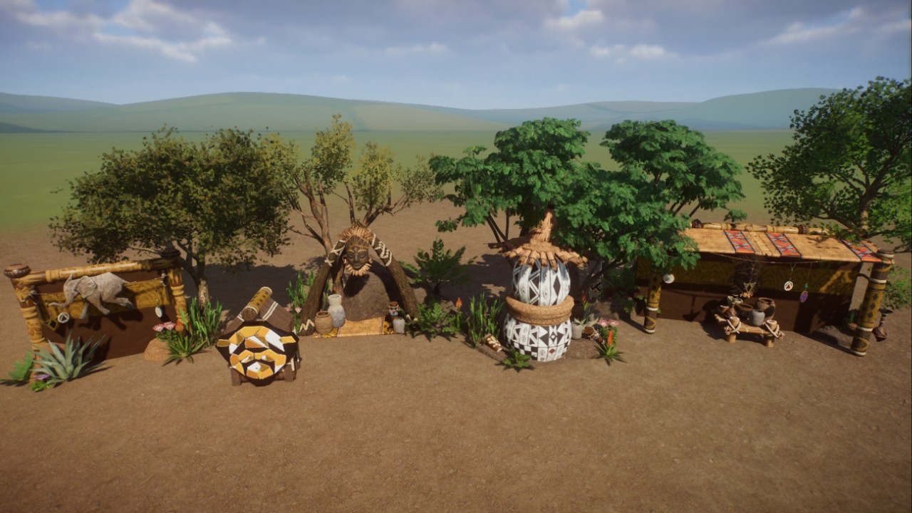 5x African vending machine skins