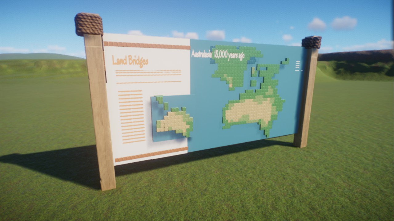 Australasia Information Sign