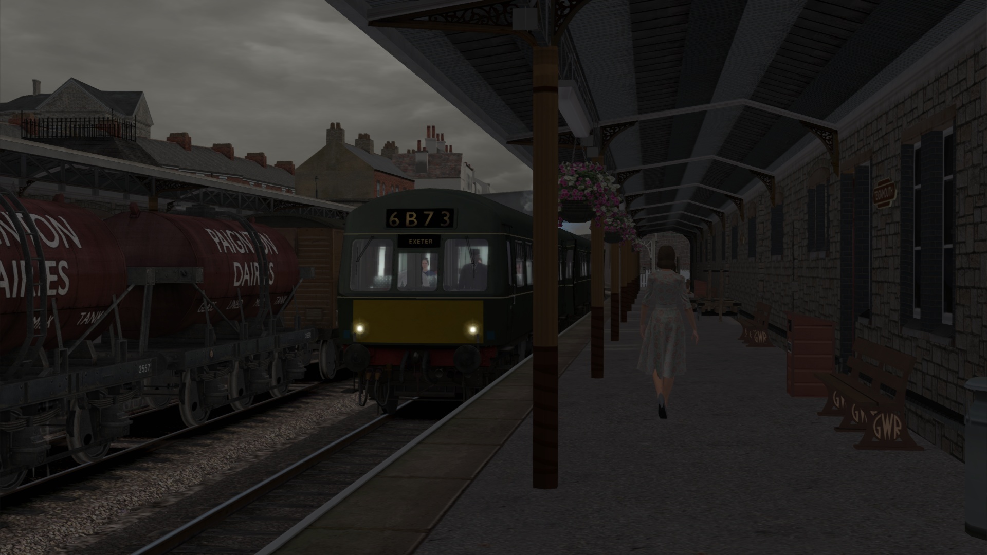 TB-Stopper Newton Abbot-Exeter (Class 111)