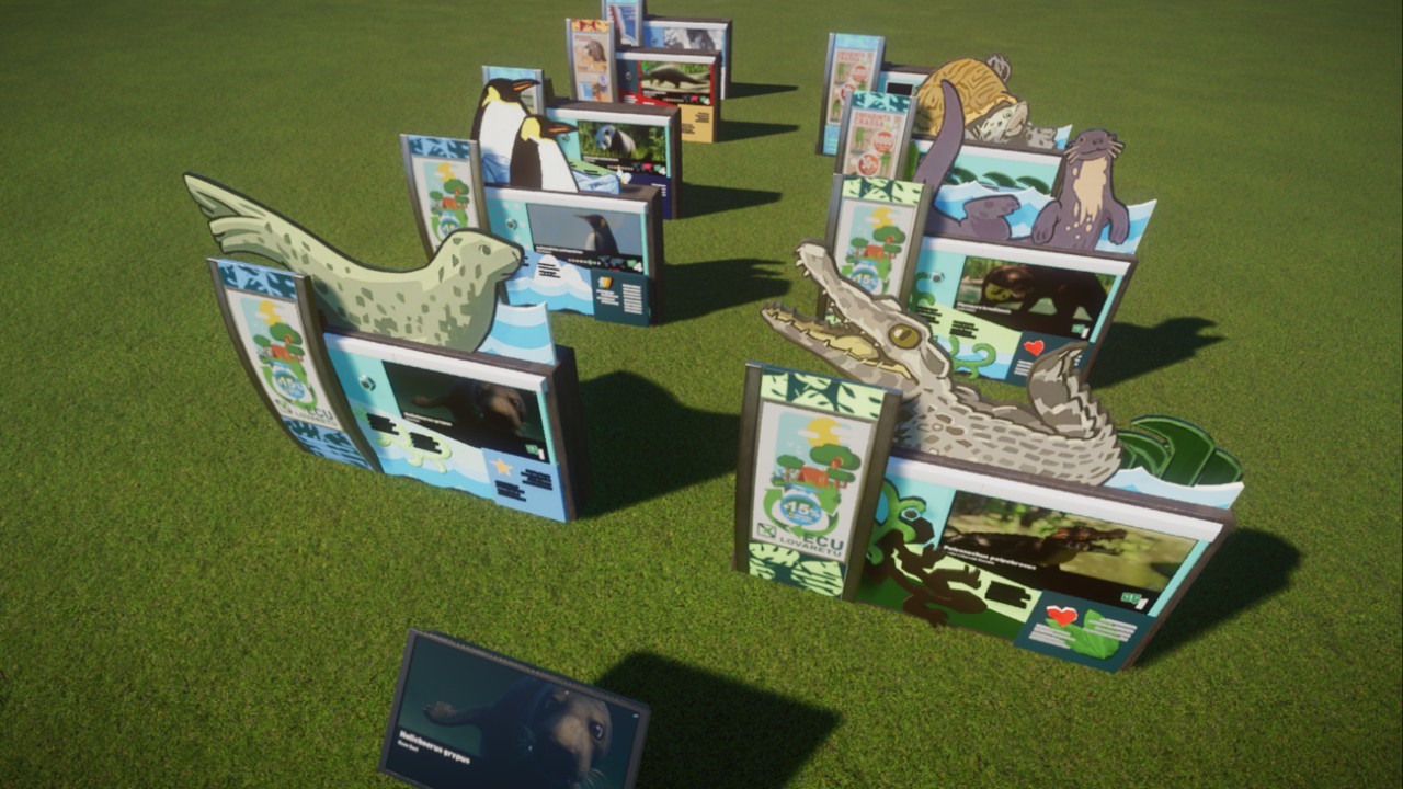 Aquatic Animal Education Signs