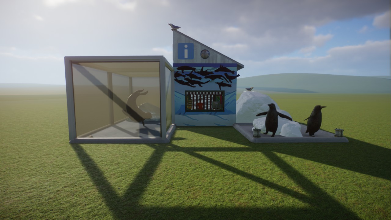 Aquatic Themed Information Kiosk