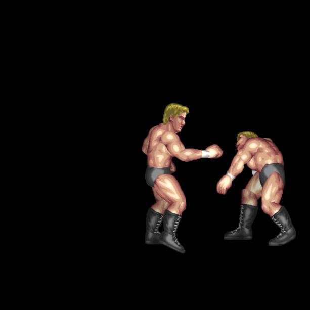 腕パンチB(組小)/Forearm HammerB(FGrappleS)