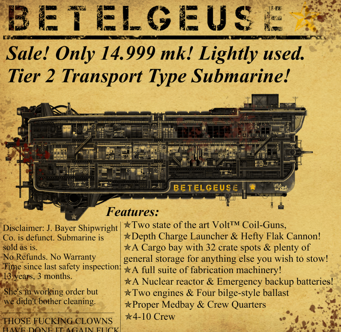 Betelgeuse – Barotrauma Mod