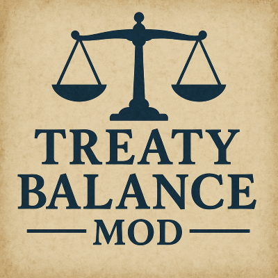 Treaty Balance Mod 1.0 preview