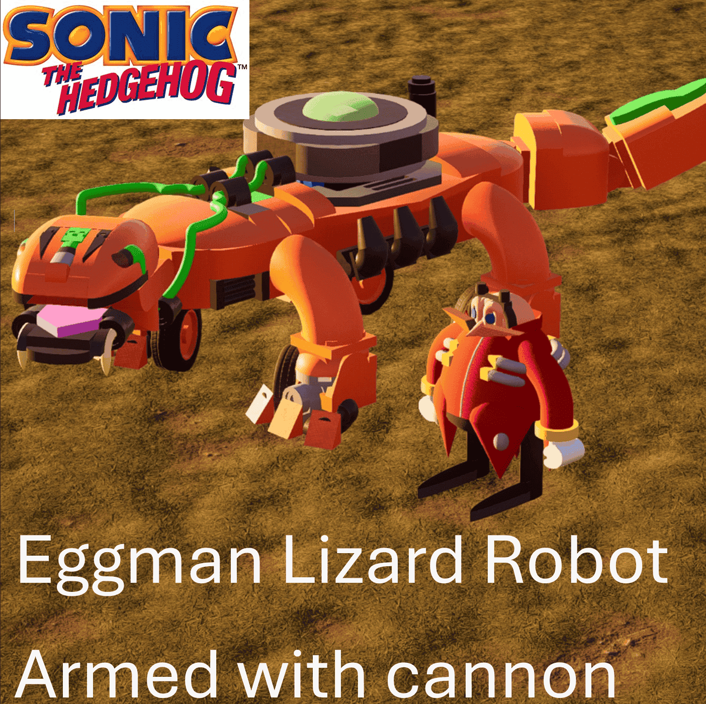 Eggman Bio Lizard Robot