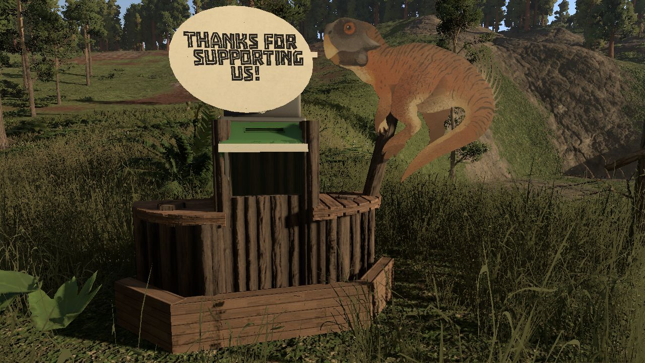 Psittacosaurus  "Thank You" Donation Box
