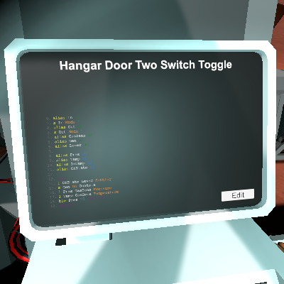Hangar Door Two Switch Toggle