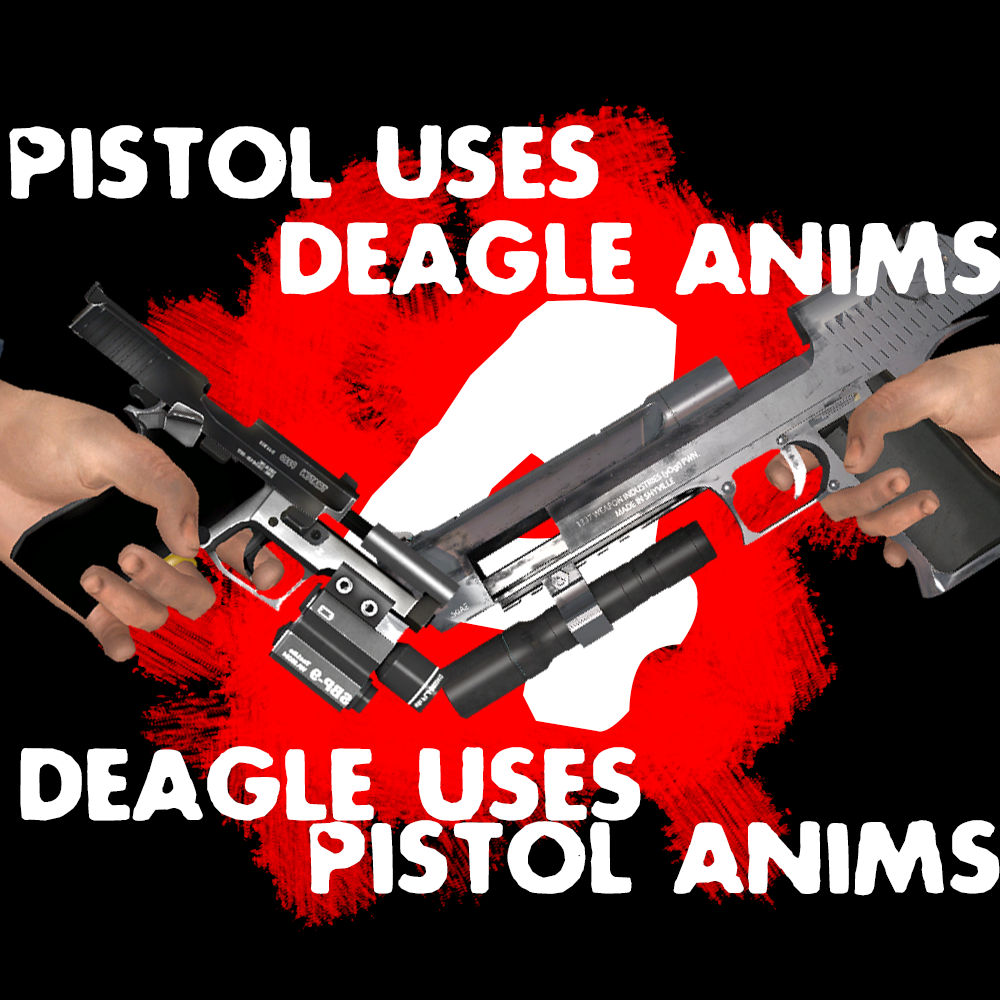 Pistol and Magnum Animations Swap
