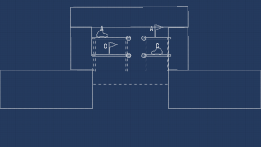 one hydrolic and  a tiny bridge