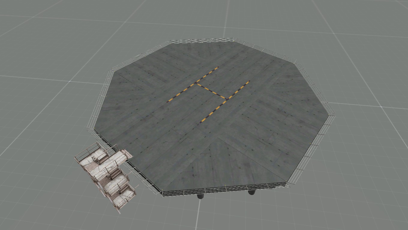 Large Heli-pad Concrete (Nuclear Comps)