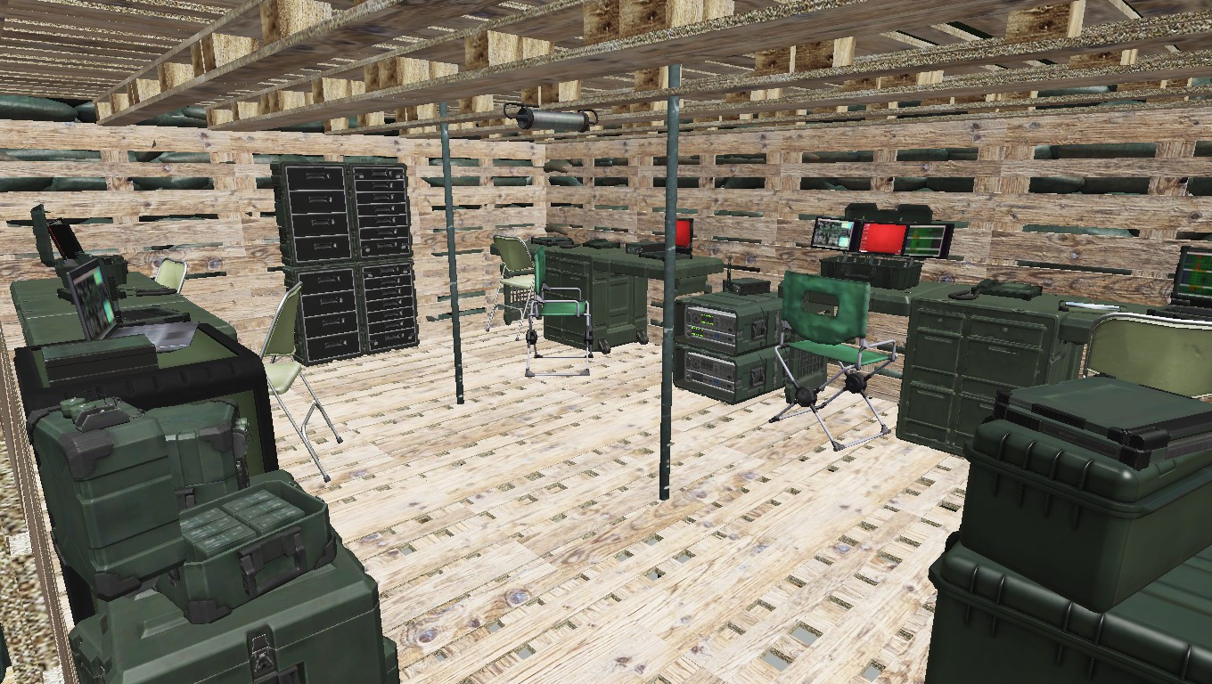 Small Tel-com sandbag post (Nuclear Comps)