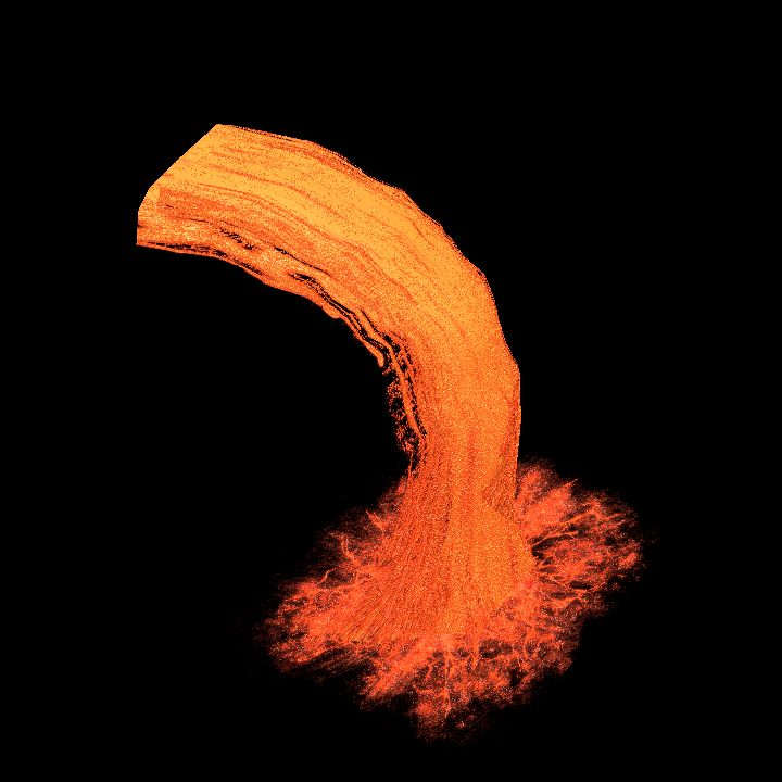 Lava fall
