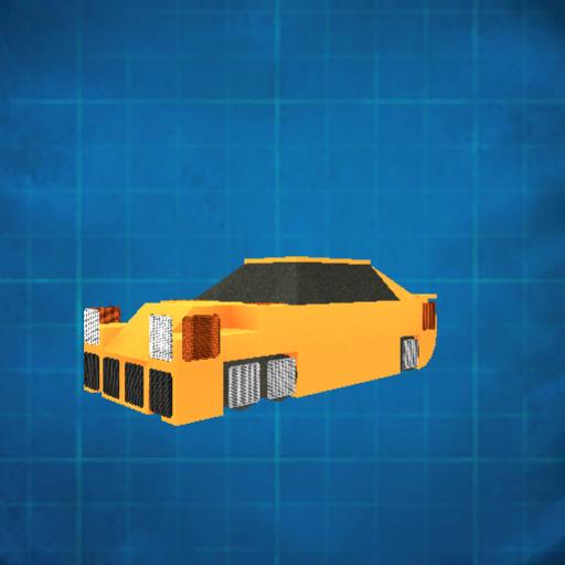 VIKY40CESKYSTAT SUPER CAR ORANGE