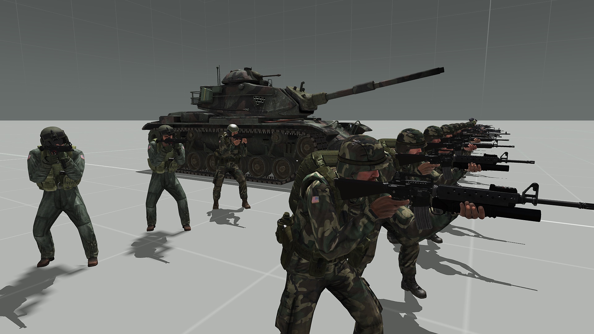 [兵种模特]-1980s-美国陆军