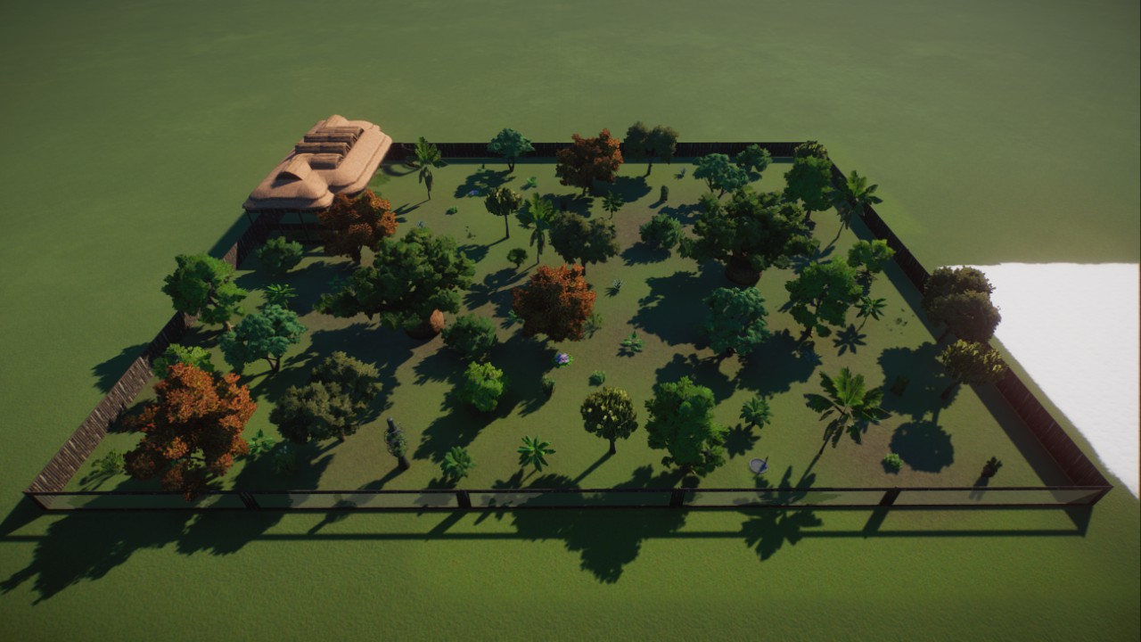 Double Reticulated Giraffe Habitat (Updated)