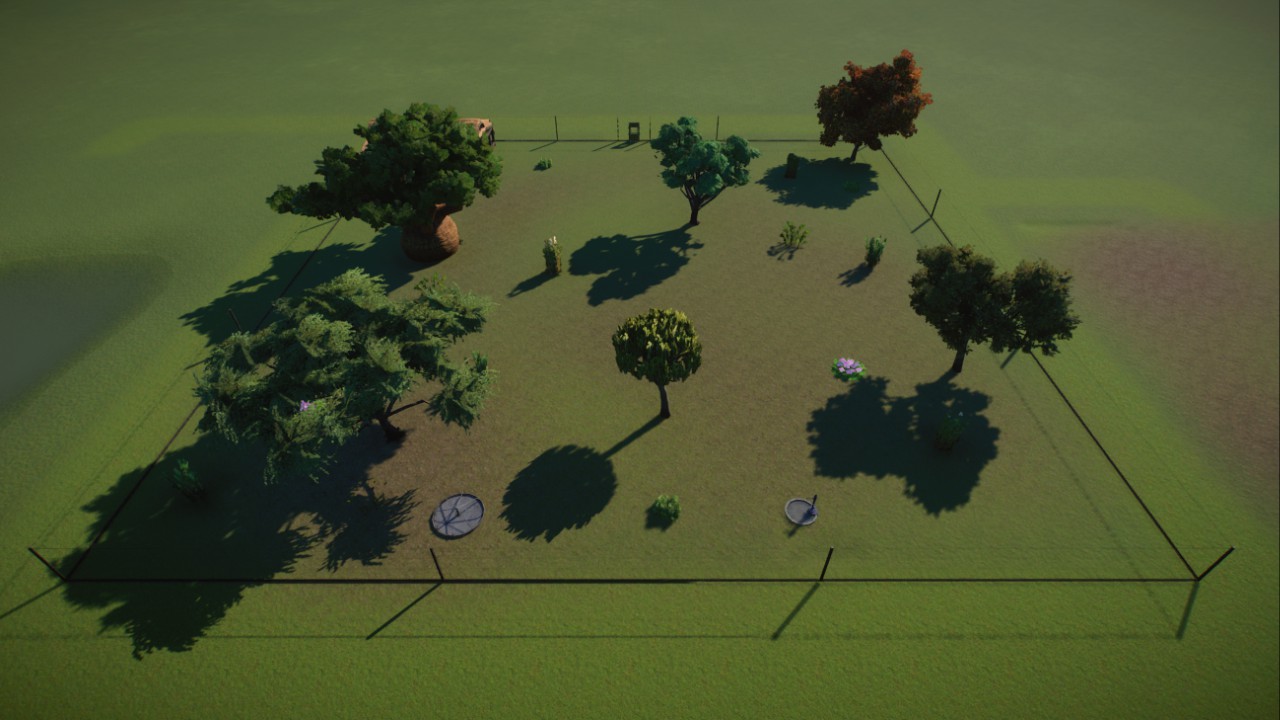 Double Sable Antelope Habitat (Updated)