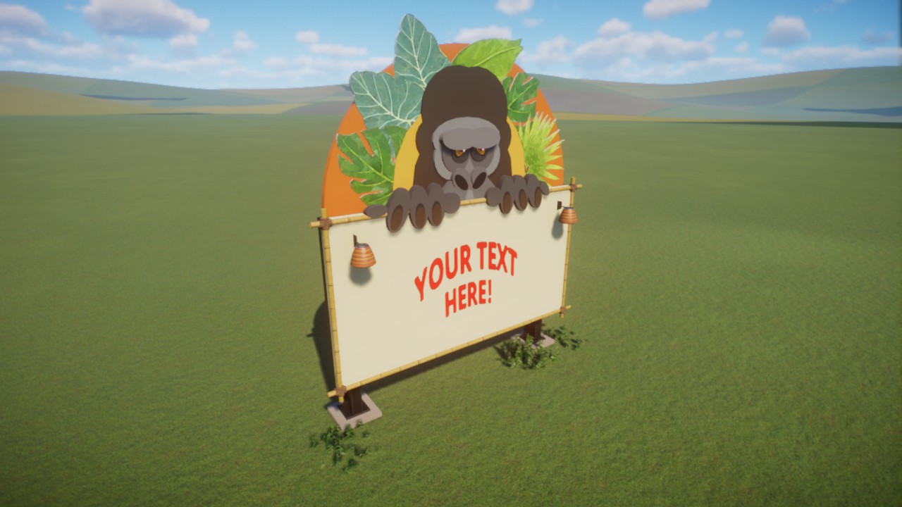 Gorilla Sign