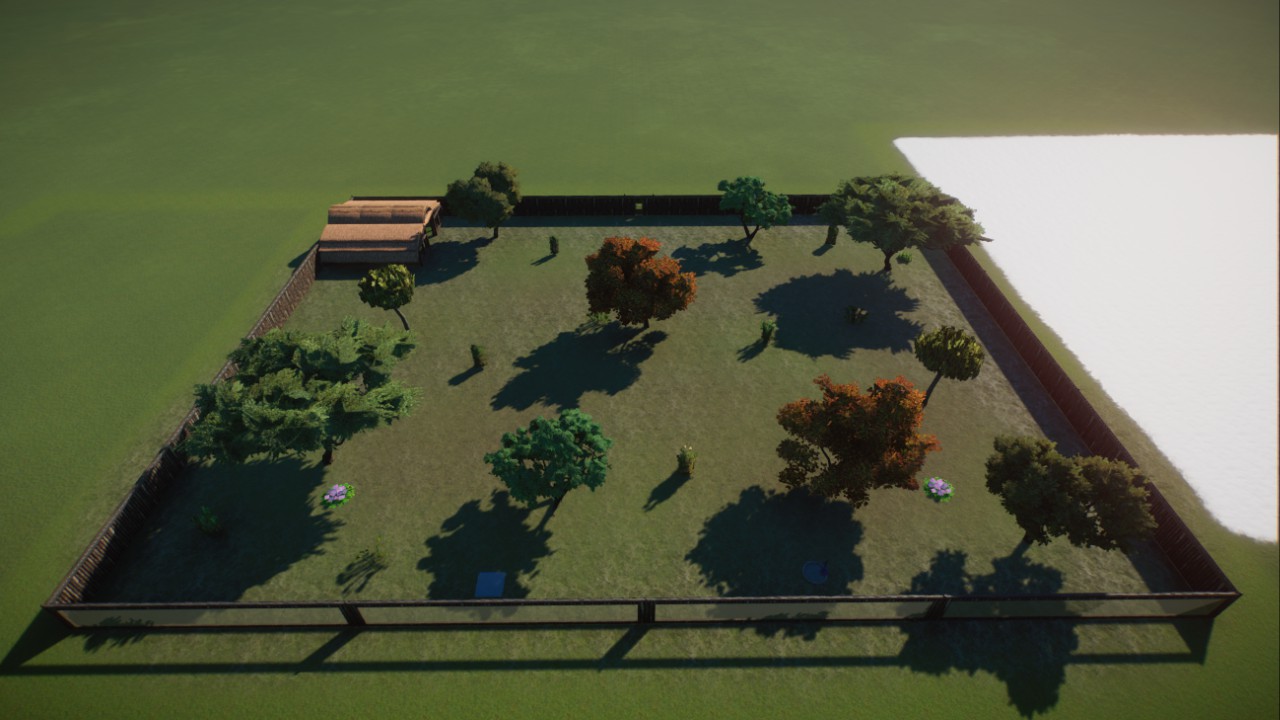 Double West African Lion Habitat (Updated)