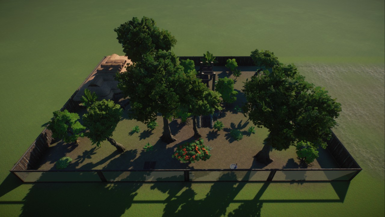 Double Western Chimpanzee Habitat (Updated)