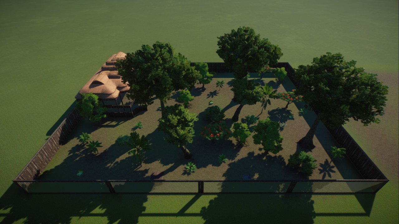 Double Western Lowland Gorilla Habitat (Updated)