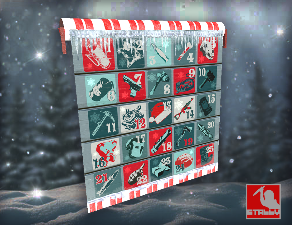 Advent Calendar Garage Door