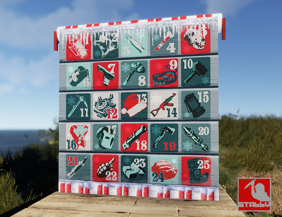 Advent Calendar Garage Door