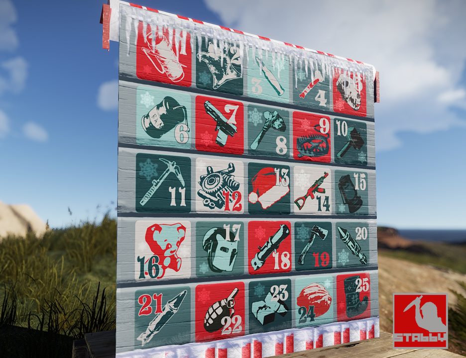 Advent Calendar Garage Door