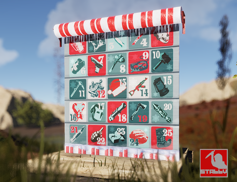 Advent Calendar Garage Door