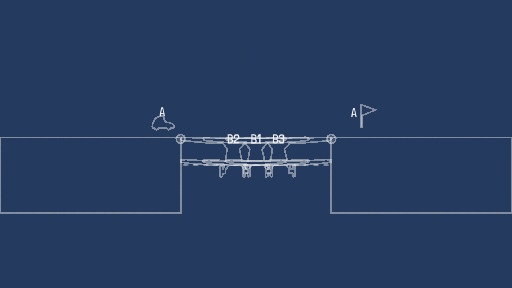no hydralic moveing bridge