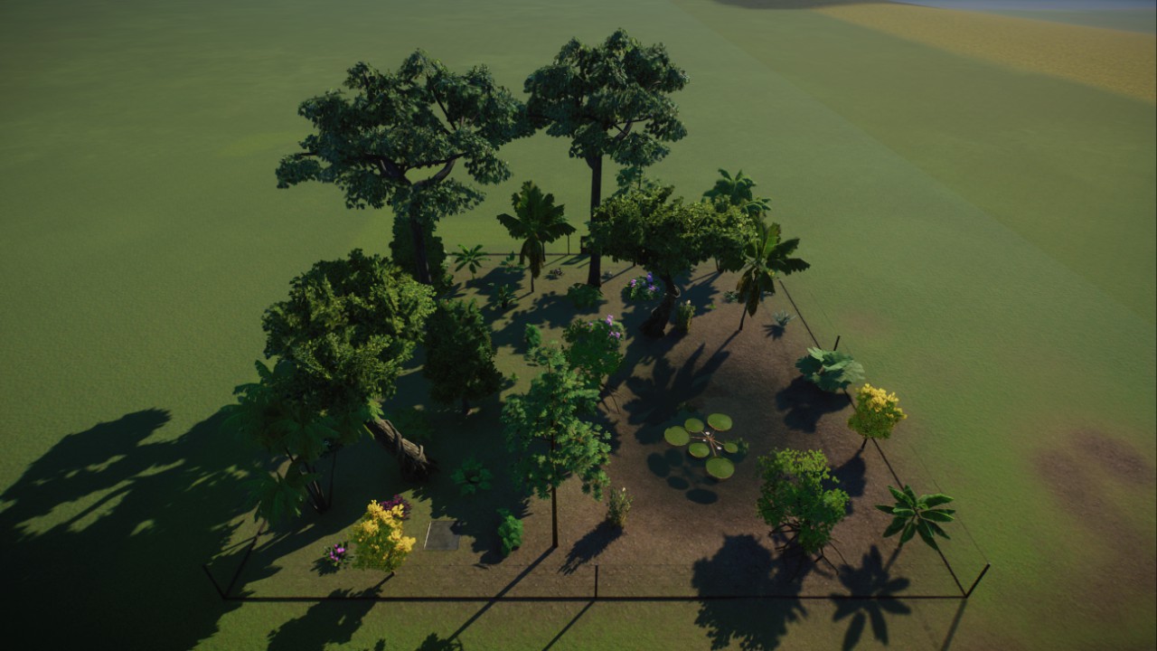 Double Cuvier's Dwarf Caiman Habitat