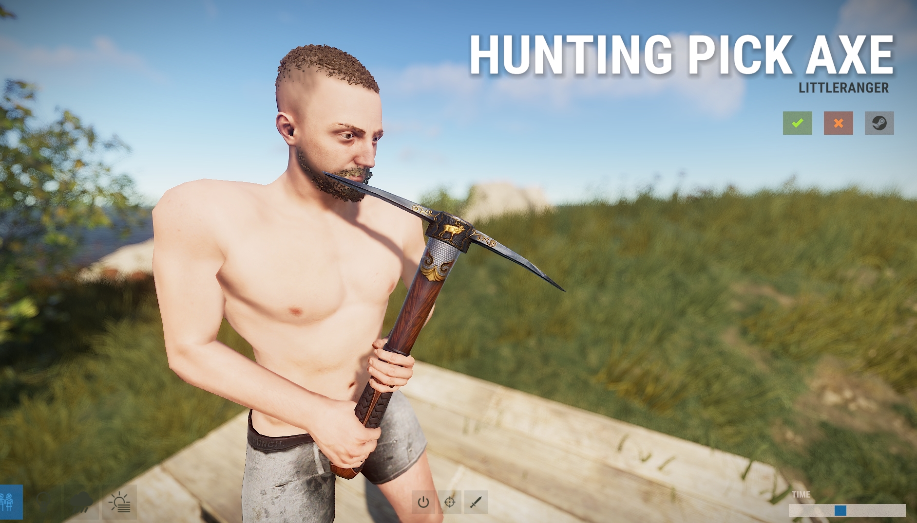 Hunting Pick Axe