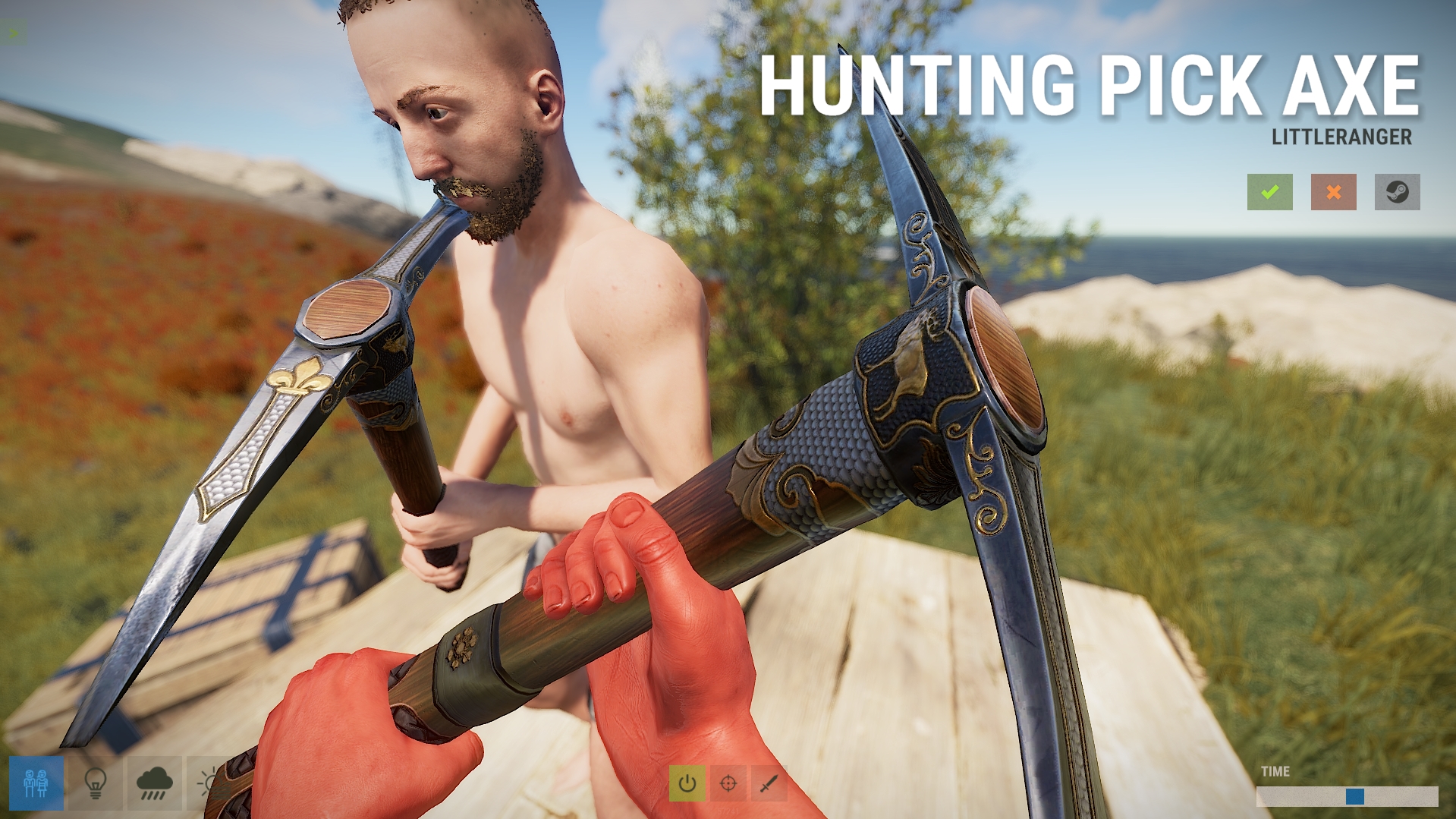 Hunting Pick Axe