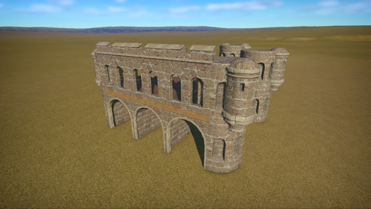 Simple castle building