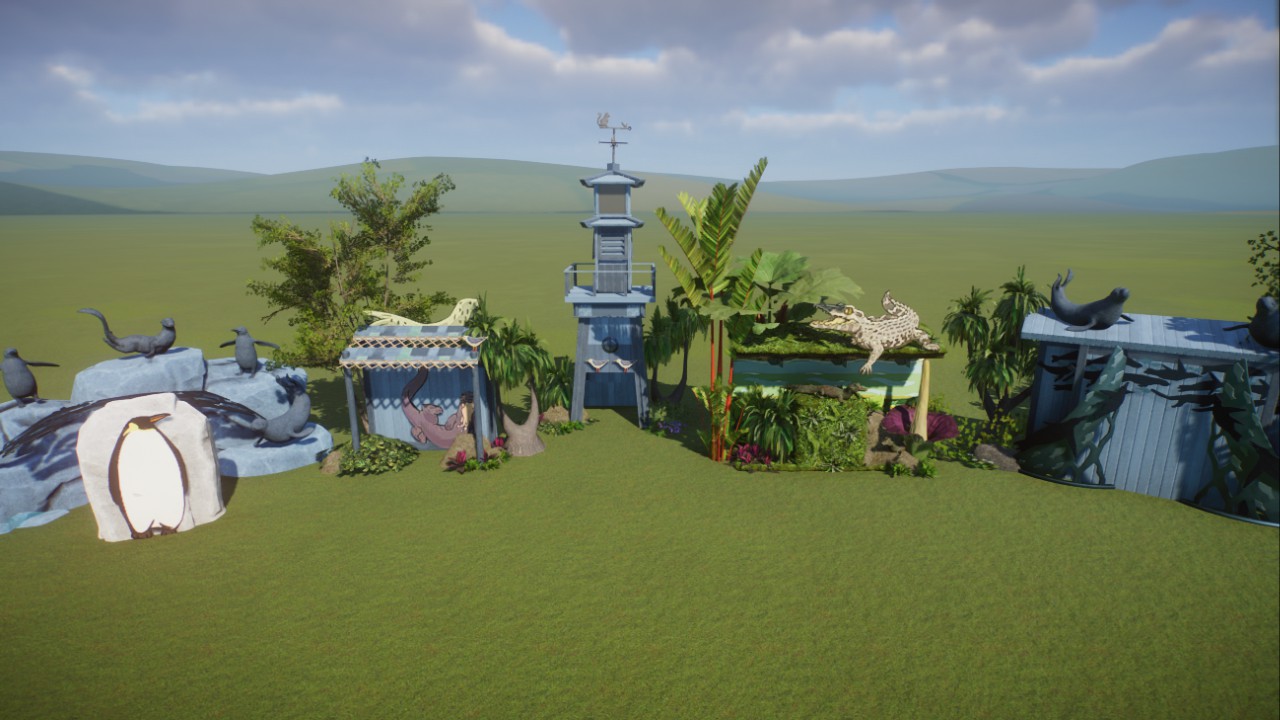 6x Aquatic vending machine skins