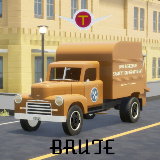 Troubadour brute 2 ton 1952 garbage truck