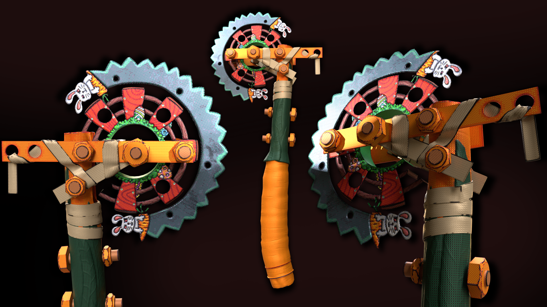 Carrot Chopper Salvaged Axe screenshot 1
