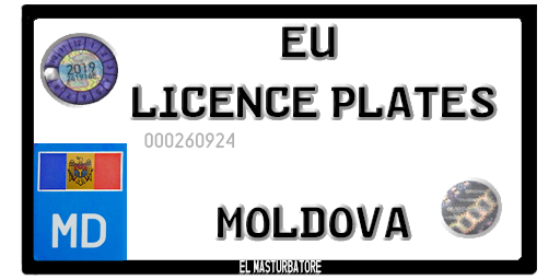 EU Licence Plates - #49 Moldova preview